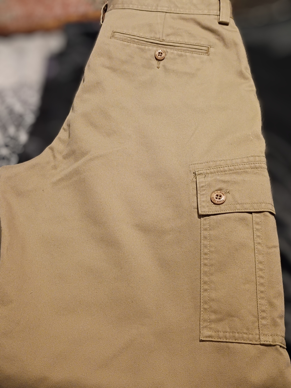 L.L. Bean Mens Khaki Cargo Pants